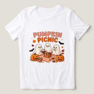 Piquenique de Abóbora Fantasma Fofo de Halloween