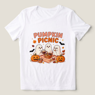 Piquenique de Abóbora Fantasma Fofo de Halloween