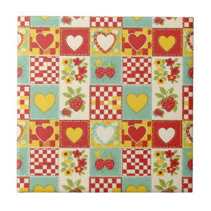 Piquenique de Patchwork de Morango (2)