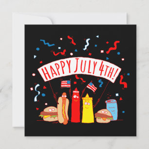 Piquenique feliz do 4 de julho