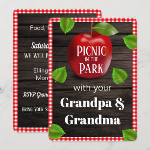 Piquenique no Convite para Apresentação de Pági