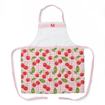 Piquenique Rosa Gingham e Cereja Vermelha