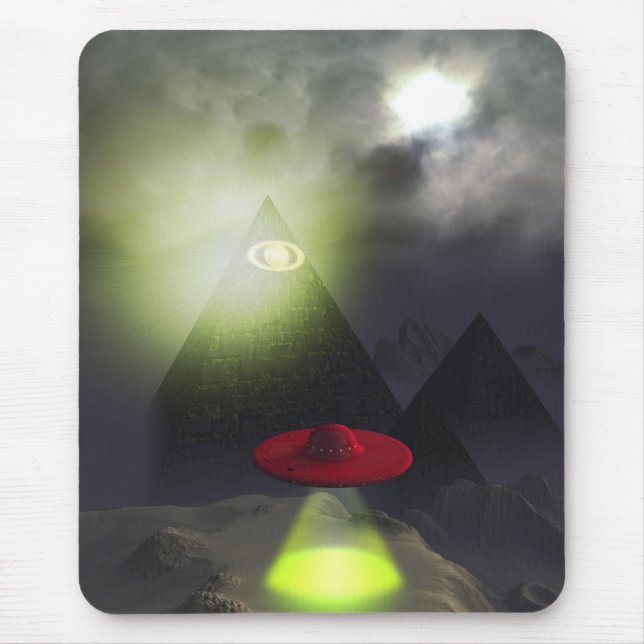 Pirâmide Illuminati e Mousepad OFO (Frente)