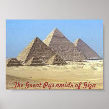 Pirâmides de Giza Poster