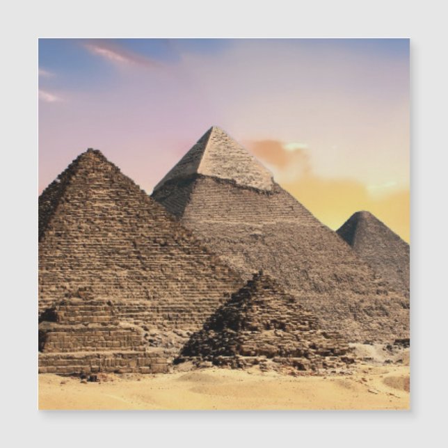 Pirâmides de Gizé Viagem Egito Foto (Frente)