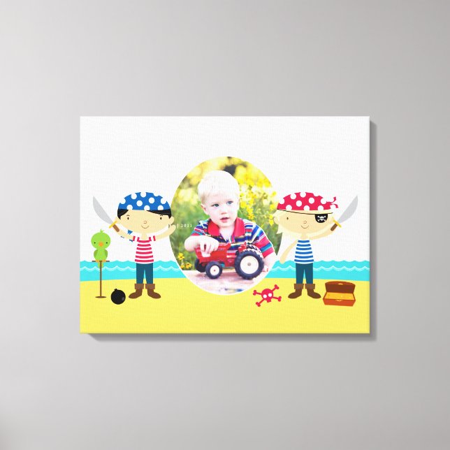 Pirata a Impressão de Tela Foto Cute Boy [24x18 po (Frente)