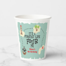 Pirata a vida quatro no quarto aniversário