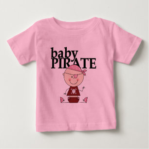 Pirata do bebê - camiseta e presentes da menina