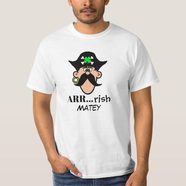 Pirata Irlandesa ... Camiseta Arrr.ish (Frente)