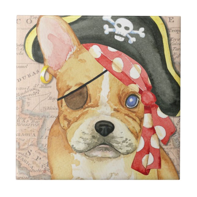 Pirata para Bulldog Francês (Frente)
