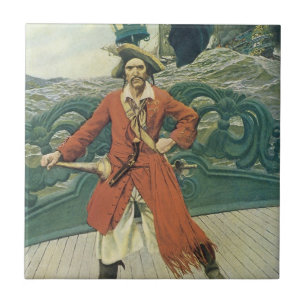 Piratas Antigos, Capitão Keitt por Howard Pyle