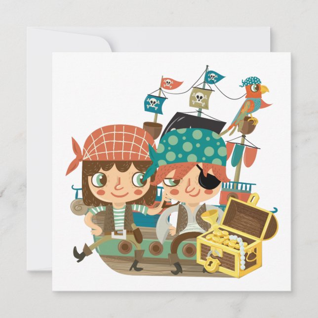 Piratas com tesouro (Frente)