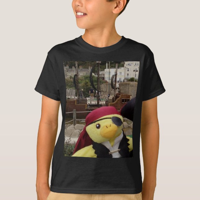 Piratas não precisam de camiseta de papagaios (Frente)
