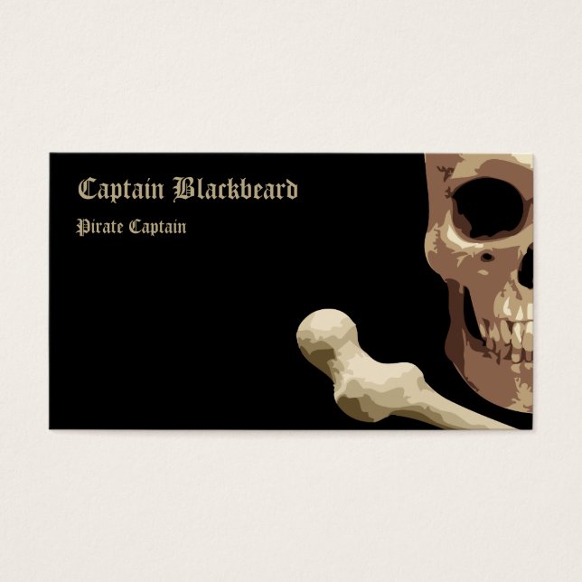 Pirate Club - Caveira e Crossbones (Frente)