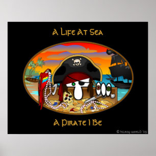 Pirate Kilroy Poster