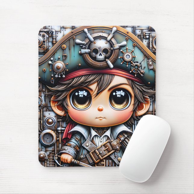 Pirate Mousepad (Com mouse)