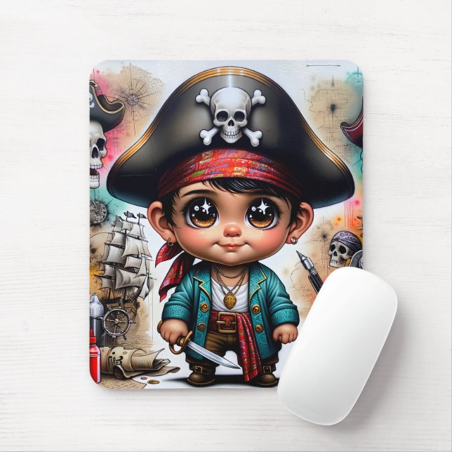 Pirate Mousepad (Com mouse)