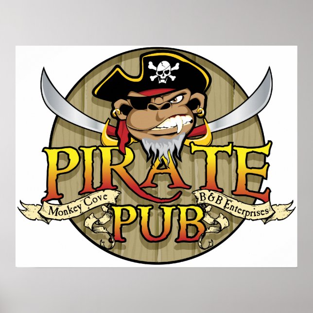 Pirate Pub Poster (Frente)