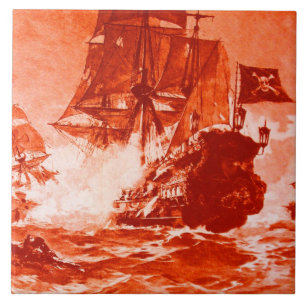 PIRATE SHIP BATTTTTLE EM vermelho