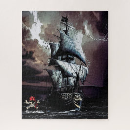 Pirate Ship Storm Jigsee Quebra-cabeça