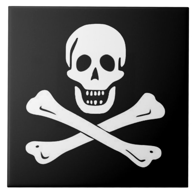 PIRATE SKULL E BANDEIRA DE OSSOS (Frente)