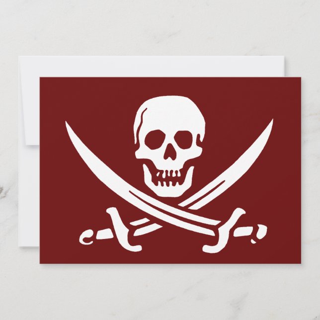 Pirate Skull e Espadas, Jolly Roger (Frente)