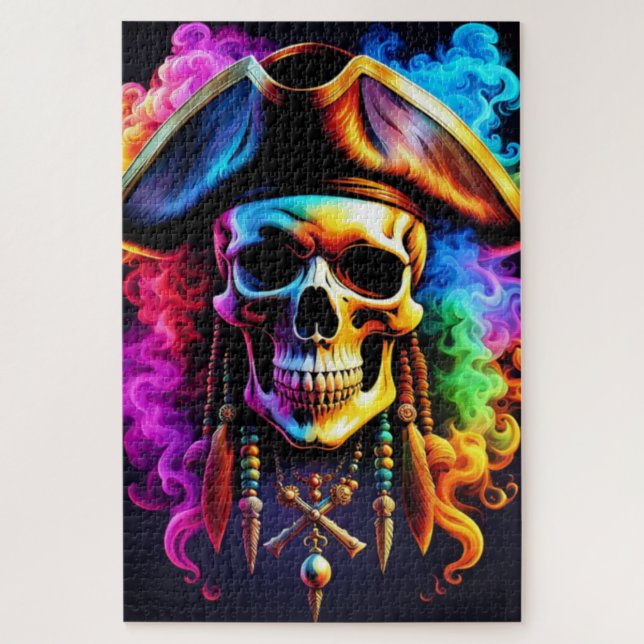 Pirate Skull Quebra-cabeça (Vertical)