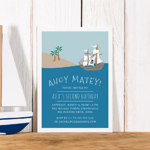 Pirate Voyage   Convite de festas Aniversário de 