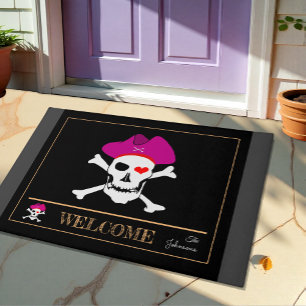 Pirates Flag & Capitão Grace, tapetes de casa /Wel