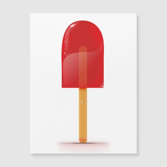 Pirulito de Gelo Vermelho (Frente)
