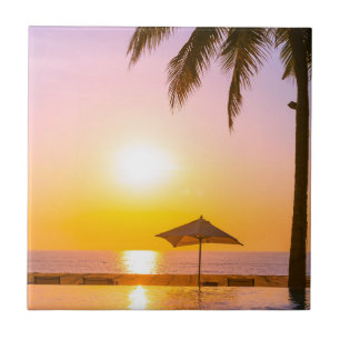 Piscina ao Ar Livre com Guarda-Sol-23543