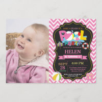 Piscina Convite de festas Cor-de-rosa Esplate Rapa