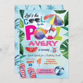 Piscina de convite para crianças