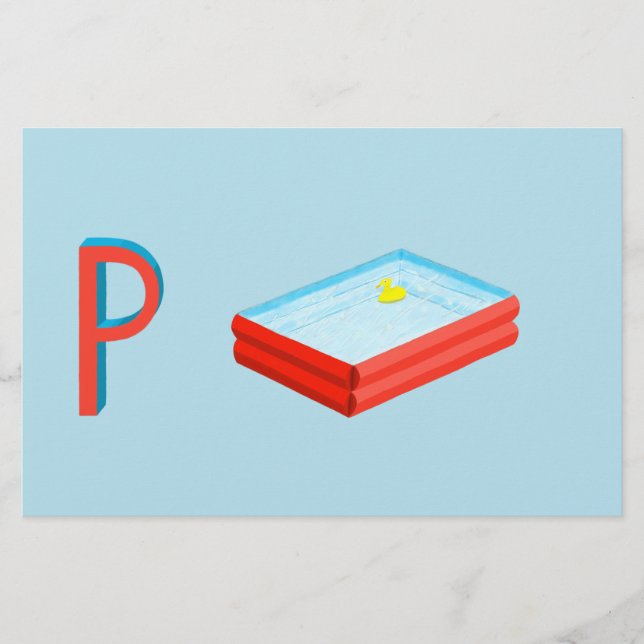 Piscina de Lona de Papel (Frente)