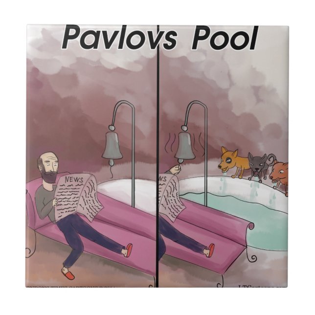 Piscina de Pavlov Cartoon Divertido (Frente)