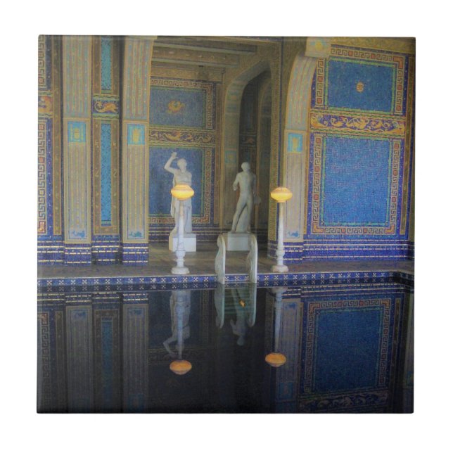 Piscina romana no Castelo de Hearst, Califórnia (Frente)