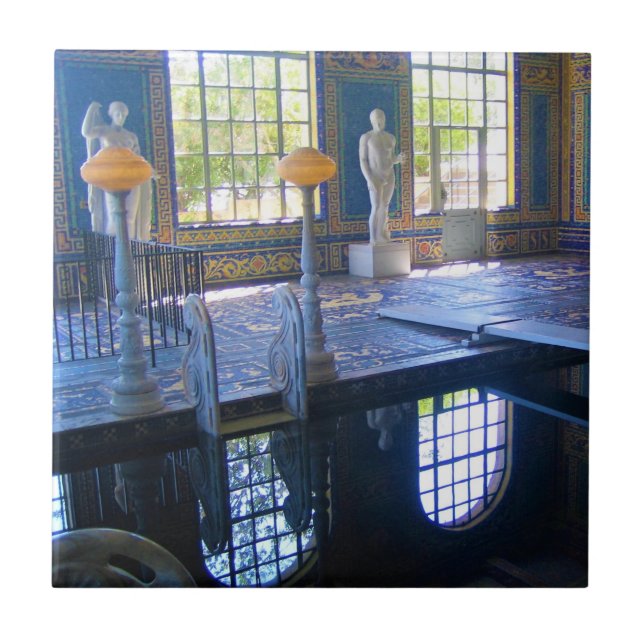 Piscina romana no Castelo de Hearst, Califórnia (Frente)