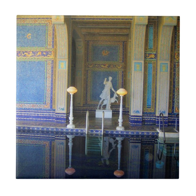Piscina Romana no Hearst Castle, Califórnia (Frente)