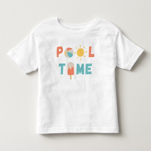piscina. Toddler Tops & T-Shirts (Frente)