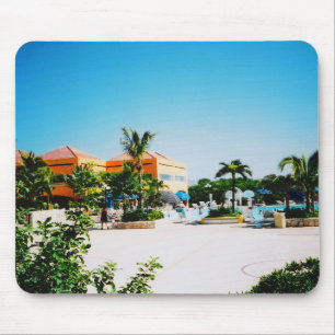 Piscina tropical Mousepad