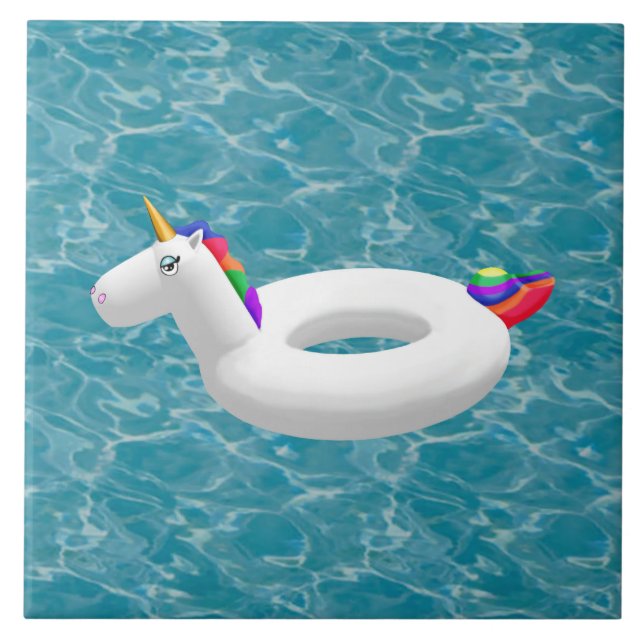 Piscina Unicorn a água turquesa (Frente)