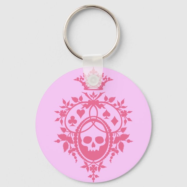 Piso cor-de-rosa com Chaveiro (Frente)