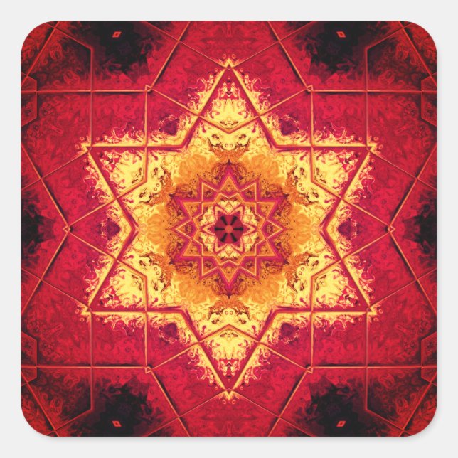 Piso do diabo - padrões clássico adesivo redondo (Frente)