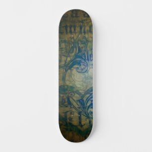 Piso do skateboard abstrato