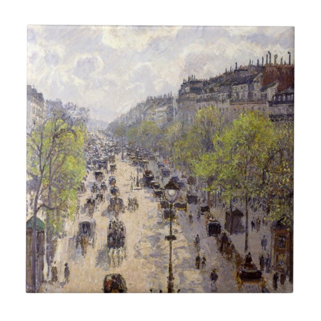 Pissarro - Boulevard Montmartre, Primavera (Frente)