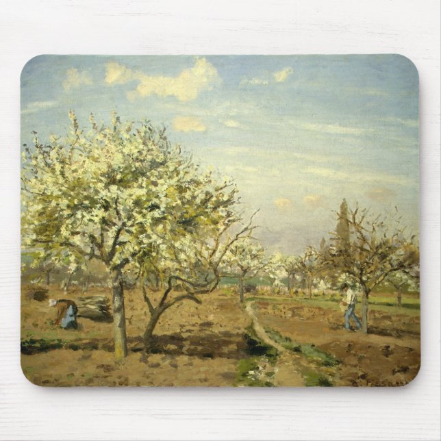 Pissarro é "O pomar" - Mousepad (Frente)