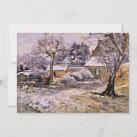 Pissarro - Neve em Montfoucault