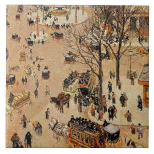 Pissarro - Place du Theater, Francais