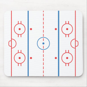 Pista Mousepad do hóquei