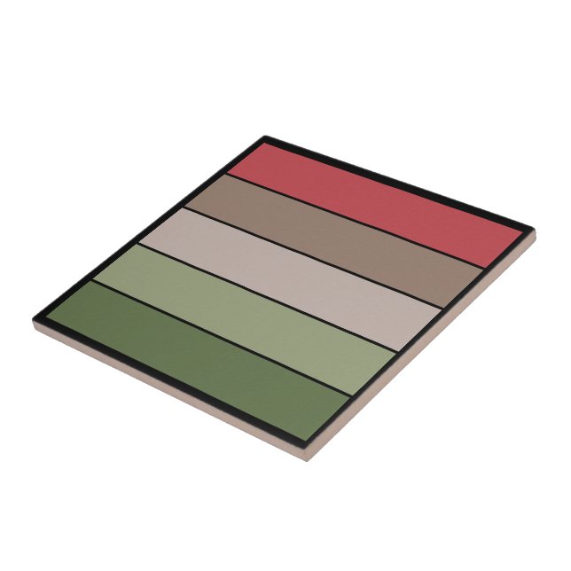 Pistachio Nut Shell Green Red Stripes (Lateral)